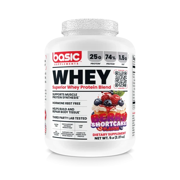 BASIC PROTEINA WHEY 5 LB BERRY SHORTCAKE